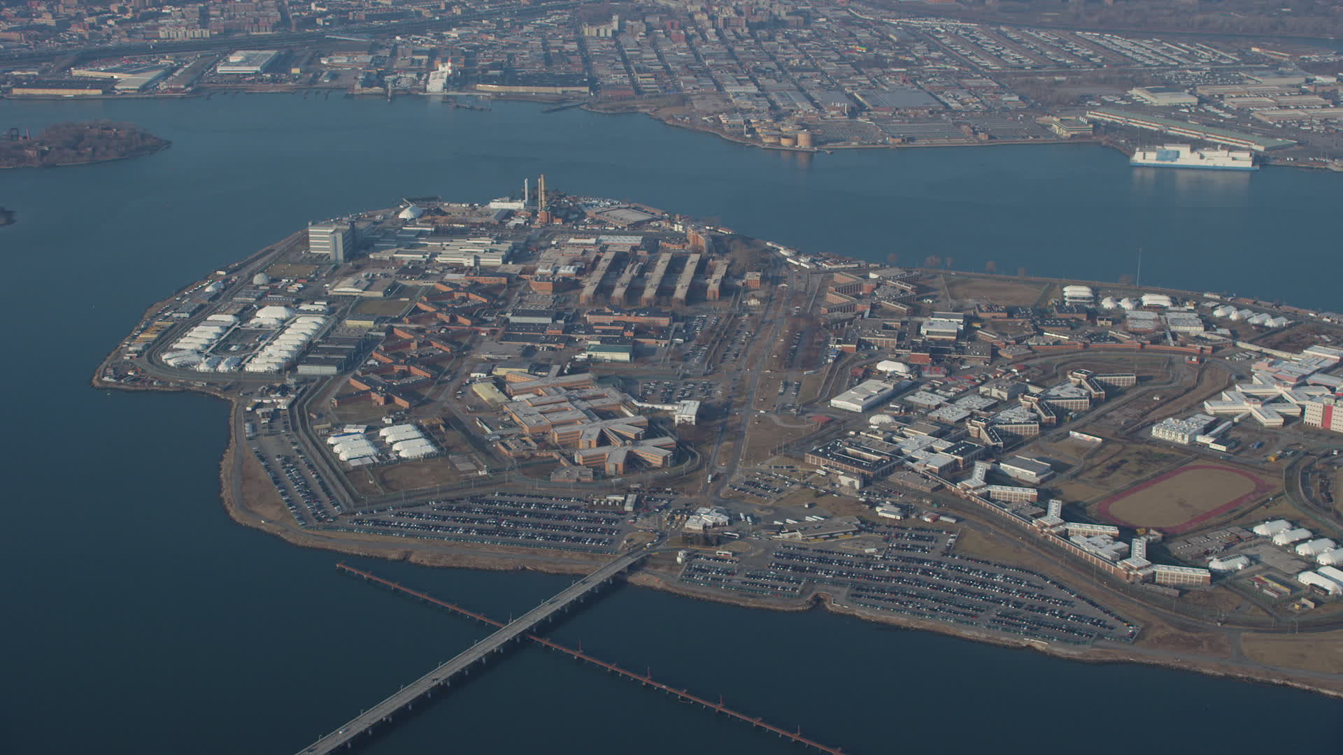Rikers Island, New York City Aerial Stock Footage and Photos - 6 ...