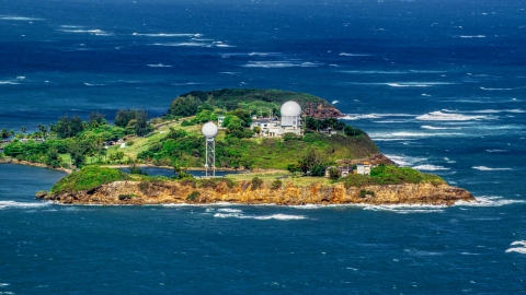 Punta Salinas Radar Site in Toa Baja, Puerto Rico Aerial Stock Photos | AX101_027.0000000F