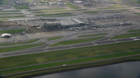 Portland International Airport in Oregon Aerial Stock Photos | AX153_137.0000162F