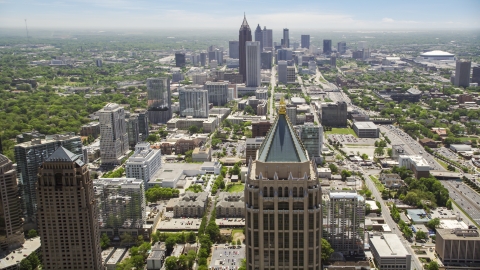 GLG Grand, One Atlantic Center,  Midtown Atlanta skyscrapers, Georgia Aerial Stock Photos | AX36_016.0000289F