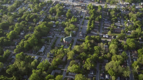 Lindsay Street Baptist Church, West Atlanta, Georgia Aerial Stock Photos | AX39_002.0000120F