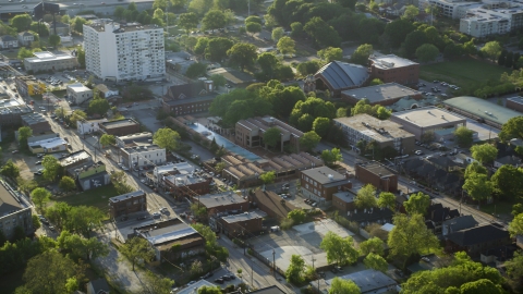 Martin Luther King Jr. National Historic Site, neighborhood Atlanta, Georgia Aerial Stock Photos | AX39_014.0000023F