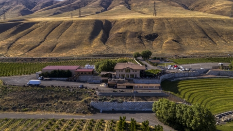 Maryhill Winery in Goldendale, Washington Aerial Stock Photos | DXP001_018_0014