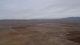 5K aerial stock footage of VFX Background Plate of the Mojave Desert in California Aerial Stock Footage | AX0006_106