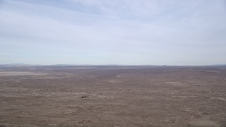 5K aerial stock footage of a VFX Background Plate of open desert in California Aerial Stock Footage | AX0006_110