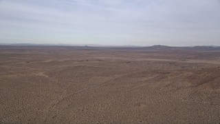 5K aerial stock footage of desert Background VFX Plate of Mojave Desert in California Aerial Stock Footage | AX0006_116