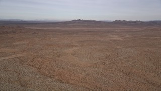 5K aerial stock footage of VFX Plate of open desert background, Mojave Desert, California Aerial Stock Footage | AX0006_124