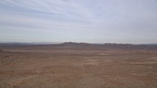 5K aerial stock footage of VFX Desert Background Plate of the Mojave Desert in California Aerial Stock Footage | AX0006_125