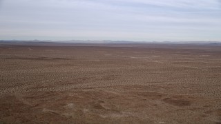 5K aerial stock footage of Mojave Desert VFX Background Plate, California Aerial Stock Footage | AX0006_149