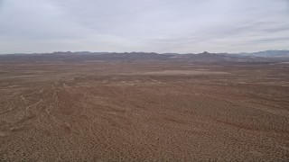 5K aerial stock footage of a Mojave Desert Background Plate for VFX, California Aerial Stock Footage | AX0006_150