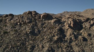 5K aerial stock footage of flying over rocky ridges, San Jacinto Mountains, California Aerial Stock Footage | AX0014_004E