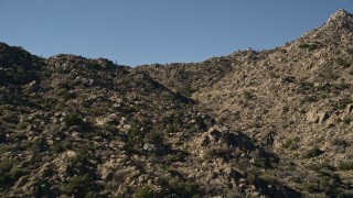 5K aerial stock footage fly through a rocky canyon, San Jacinto Mountains, California Aerial Stock Footage | AX0014_007E