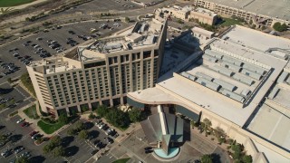 5K aerial stock footage of a bird's eye of Pechanga Resort and Casino, Temecula, California Aerial Stock Footage | AX0014_049