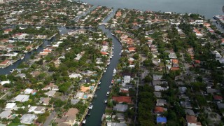 Keystone Islands, FL Aerial Stock Footage
