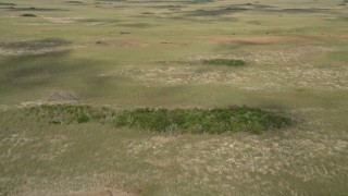 AX0030_032 - 5K aerial stock footage of cloud shadows on marshland, Florida Everglades, Florida