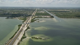 Merritt Island, FL Aerial Stock Footage