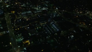 7.6K aerial stock footage orbiting Children's Hospital Los Angeles, Hollywood, California Aerial Stock Footage | AX0156_014