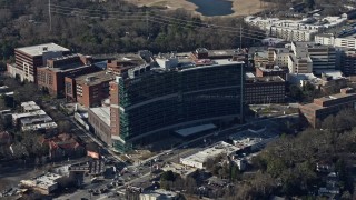 6.7K aerial stock footage of Piedmont Atlanta Hospital, Georgia Aerial Stock Footage | AX0171_0079