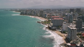 San Juan, PR Aerial Stock Footage