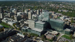 Hospitals Aerial Stock Footage