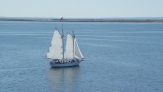 Boats Aerial Stock Footage