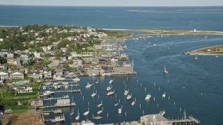 Martha's Vineyard, MA Aerial Stock Footage