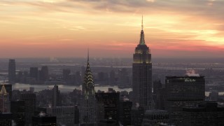 Skyscrapers Aerial Stock Footage