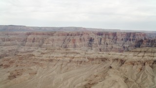 DCA04_019 - 4K aerial stock footage of the western side of Grand Canyon, Arizona