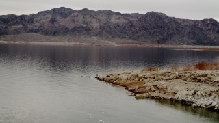 4K aerial stock footage of flying across Lake Mead, Nevada Aerial Stock Footage | DCA04_061