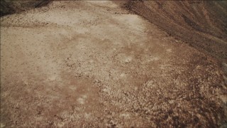 DCA04_096 - 4K aerial stock footage of flying over a mesa in the Nevada desert, Nevada