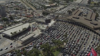 US/Mexico Border Aerial Stock Footage