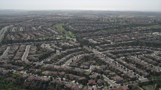 4K aerial stock footage of suburban neighborhoods, Chula Vista, California Aerial Stock Footage | DCA08_115