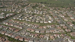 4K aerial stock footage of suburban tract homes, Chula Vista, California Aerial Stock Footage | DCA08_116