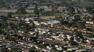 4K aerial stock footage of suburban residential neighborhoods, Clairemont, California Aerial Stock Footage | DCA08_143