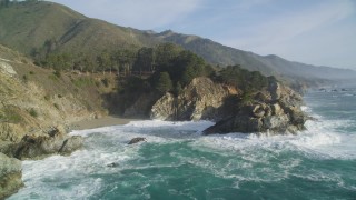California Coast Aerial Stock Footage