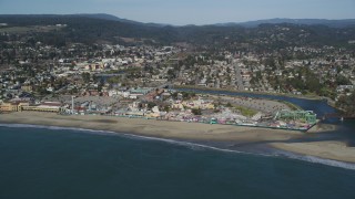 Santa Cruz County, CA Aerial Stock Footage