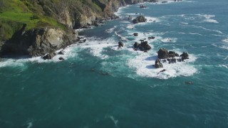 Big Sur, CA Aerial Stock Footage