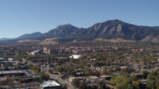 Boulder, CO Aerial Stock Footage