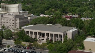 DX0001_007_008 - 5.7K aerial stock footage of the Supreme Court of Nevada in Carson City, Nevada