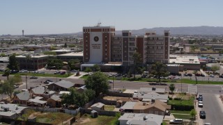 5.7K aerial stock footage circling the Maricopa Medical Center, Phoenix, Arizona Aerial Stock Footage | DX0002_140_019