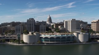 Madison, WI Aerial Stock Footage