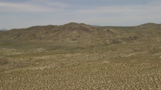 4K aerial stock footage of the Dead Mountains Wilderness Area in the Mojave Desert on the border of Nevada and California Aerial Stock Footage | FG0001_000027