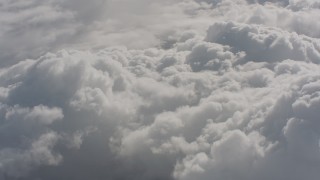 4K stock footage aerial video of flying above the clouds over Washington Aerial Stock Footage | WA004_049