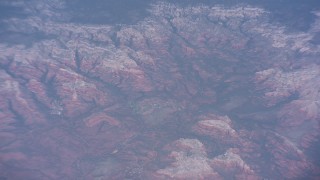 4K stock footage aerial video of desert canyons and mesas near Phoenix, Arizona Aerial Stock Footage | WA007_021